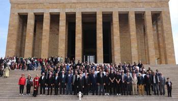 Gençlerbirliği, takım halinde Anıtkabir'i ziyaret etti