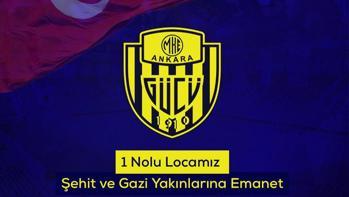Ankaragücü'nde 1 No'lu loca şehit ve gazi yakınlarına ayrıldı!