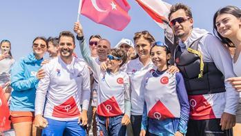 Milli yelkencilerden 1 altın ve 1 bronz madalya