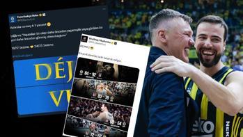 Fenerbahçe Beko'dan şampiyonluk sonrası Beşiktaş'a gönderme: Dejavu!