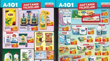 A101 27 Haziran-3 Temmuz haftanın yıldızları kataloğu yayımlandı Lipton Çay % 25 indirimli, Ankara Nuhun Makarnası % 18 indirimli, Torku/Kaanlar Tam Yağlı Beyaz Peynir % 20 indirimli fiyatıyla satışa çıkacak
