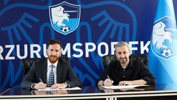 Erzurumspor FK'da Serkan Özbalta imzayı attı!