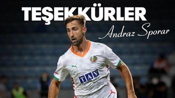 Alanyaspor'da Andraz Sporar ile yollar ayrıldı!