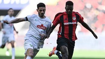 Dört gollü Gaziantep FK - Rizespor maçından galip çıkmadı