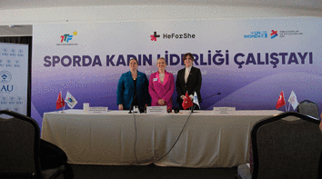 Türkiye Tenis Federasyonu ortaklığında spordaki kadın liderliği konuşuldu