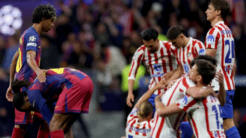 Devler Ligi'nde Atletico Madrid, Barcelona'yı saf dışı bıraktı