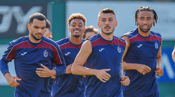 Trabzonspor, KuPS Kuopio maçı antrenmanlarını sürdürdü