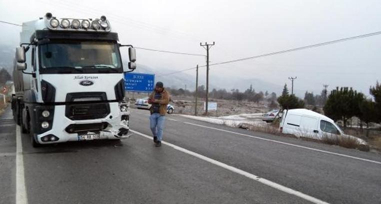 Yeşilova'da kaza: 1 yaralı