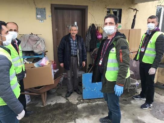Demirköy'de 400 koli gıda ve temizlik malzemesi dağıtıldı