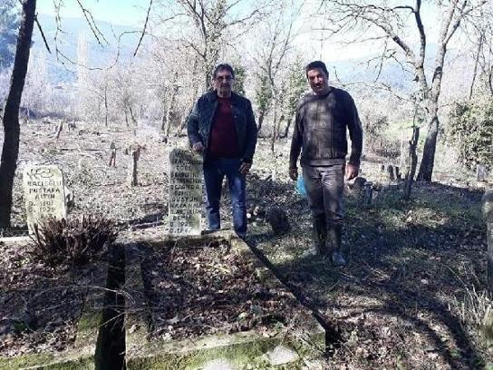 Unutulan şehit mezarı gün yüzüne çıktı
