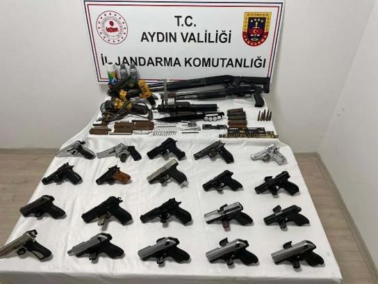 Aydın’da silah kaçakçılığı operasyonunda 2 tutuklama