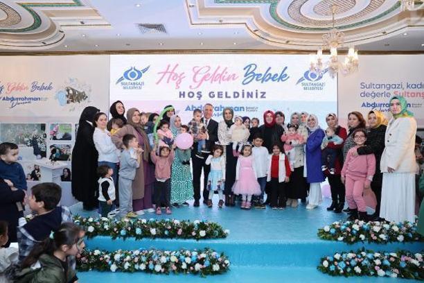 Sultangazi'de 'Hoş Geldin Bebek' programı düzenlendi