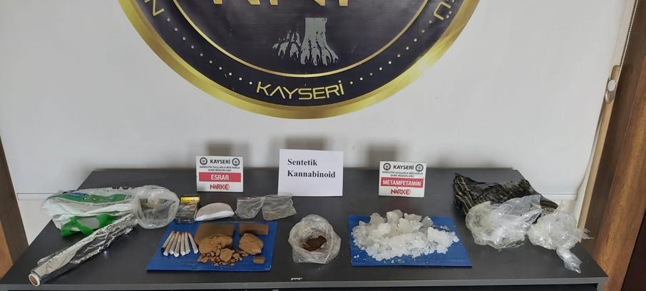 Kayseri' de uyuşturucu operasyonu: 1 gözaltı
