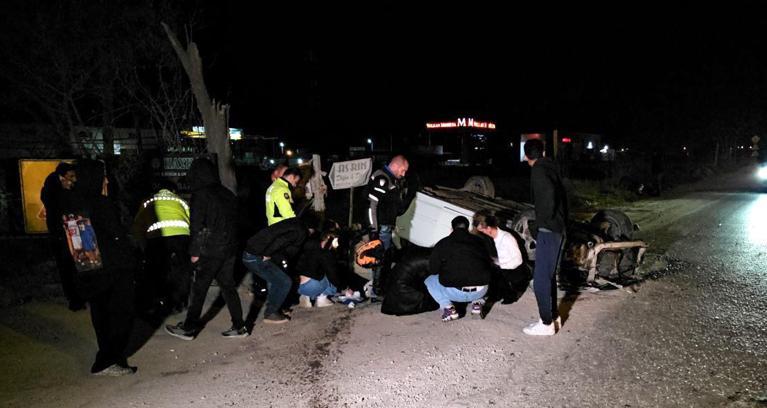 Edirne'de alkollü sürücülerin kullandığı otomobiller kazalara neden oldu