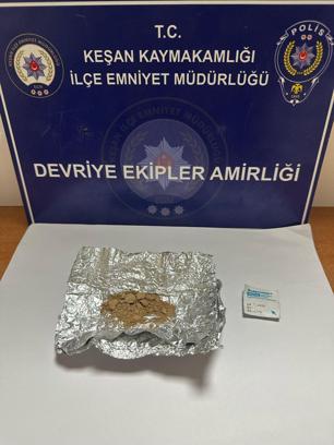 Edirne’de uyuşturucuyla yakalanan 6 şüpheliye gözaltı