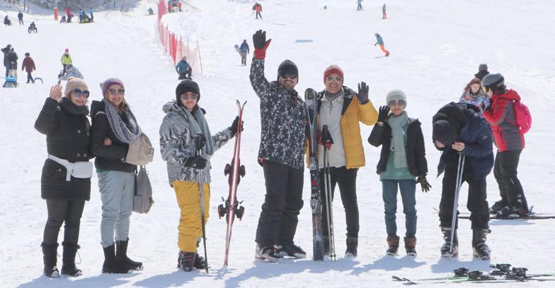 Palandöken'e yağan karla kayak sezonu nisana uzadı