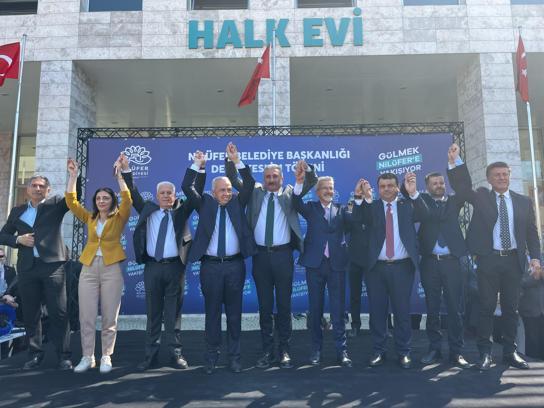 Nilüfer Belediye Başkanı Şadi Özdemir göreve başladı
