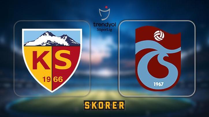 CANLI | Trabzonspor, Kayserispor deplasmanında
