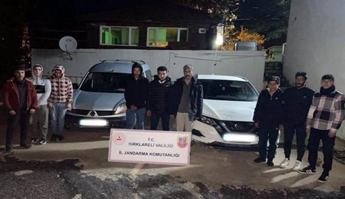 Kırklareli'de 352 kaçak göçmen yakalandı, 14 organizatör tutuklandı