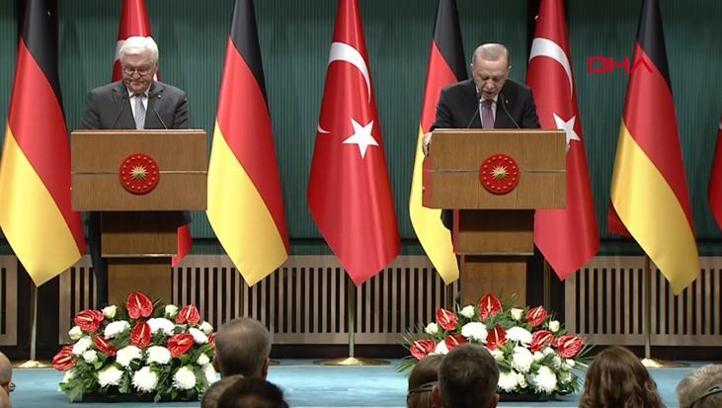 Son dakika: Ankara'da kritik zirve... Erdoğan ve Steinmeier'den önemli açıklamalar
