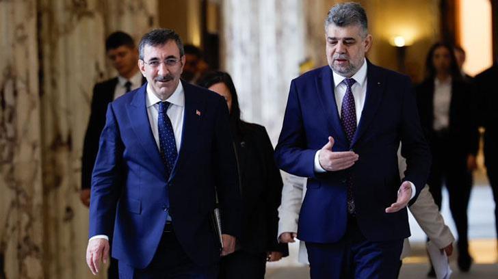 Cevdet Yılmaz, Romanya Başbakanı Ciolacu ile görüştü