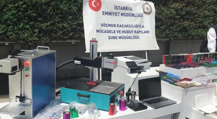 İstanbul’da sahte pasaport, kimlik ve vize şebekesine operasyon