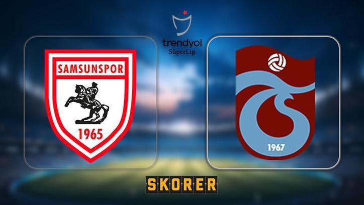 CANLI | Trabzonspor, Samsunspor deplasmanında