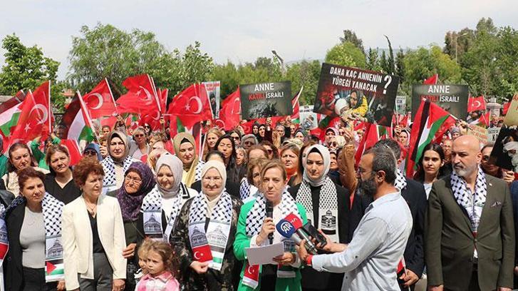 AK Partili kadınlardan Gazzeli anneler için açıklama