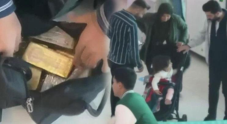 Yer: İstanbul Havalimanı! 73 kilo külçe altın bebek arabasından çıktı
