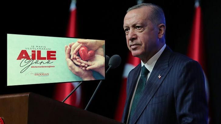 Cumhurbaşkanı Erdoğan'dan 15 Mayıs Uluslararası Aile Günü paylaşımı