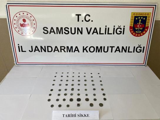 Samsun'da tarihi eser kaçakçısı yakalandı