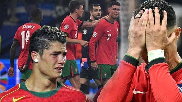 Ronaldo yıkıldı, hüngür hüngür ağladı! Güçlükle sakinleştirildi