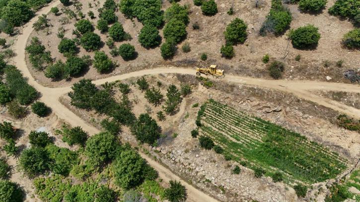 Aydın'da yol çalışmaları sürüyor