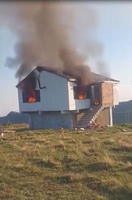 Trabzon’da yayla evinde yangın: 3 ölü