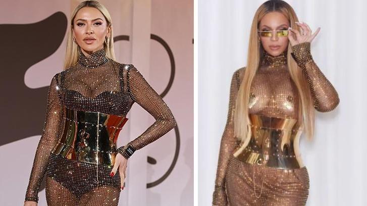 Hadise'nin elbisesi Venedik Film Festivali'ne damga vurdu!