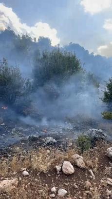 Siirt’te örtü yangını; 15 dönüm alan zarar gördü