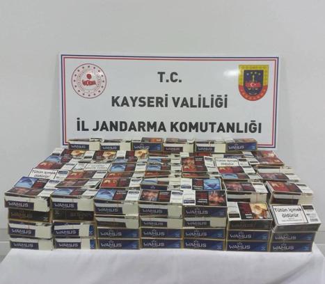 Kayseri'de sigara ticaretine 1 gözaltı