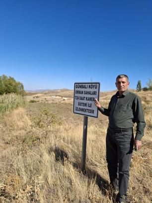 Elazığ’da köy muhtarından ormana güvenlik kameralı koruma