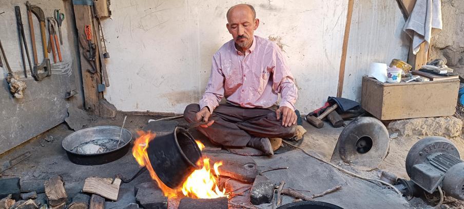 İlçenin tek kalaycısı: Bu işin son nesliyiz