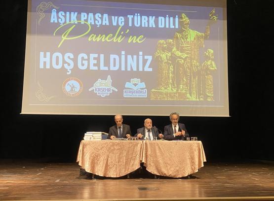 Kırşehir'de "Aşık Paşa ve Türk Dili" paneli düzenlendi