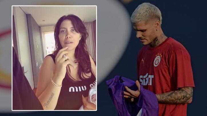 Mauro Icardi ve Wanda Nara buluştu! Video yayınladı