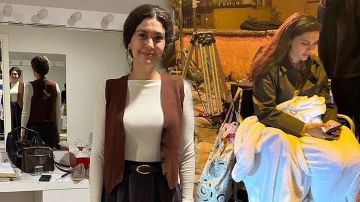 Bergüzar Korel, Annem Ankara setinden paylaştı! 'Dün bizi çok güzel karşıladınız canım seyirci'