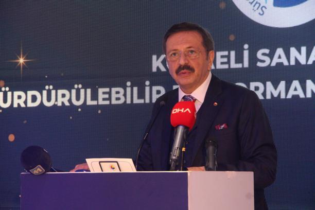 TOBB Başkanı Hisarcıklıoğlu, Kocaeli'de sanayicilerle bir araya geldi