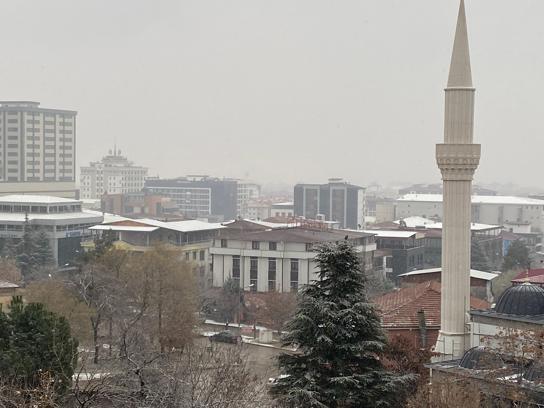 Elazığ’da kar yağışı