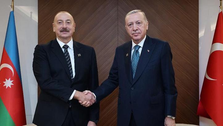 Cumhurbaşkanı Erdoğan, Aliyev ile görüştü