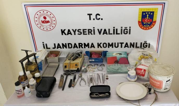 Kayseri'de sahte diş hekimi gözaltına alındı