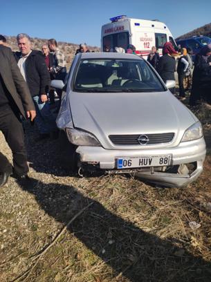 Mardin’de otomobillerin çarpıştığı kazada 1 yaralı