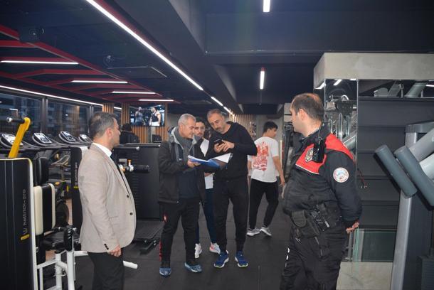 Batman'da spor salonları denetlendi