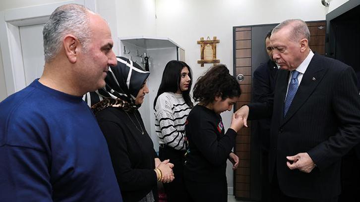 Cumhurbaşkanı Erdoğan'dan Malatya'da Uludağ ailesine ziyaret