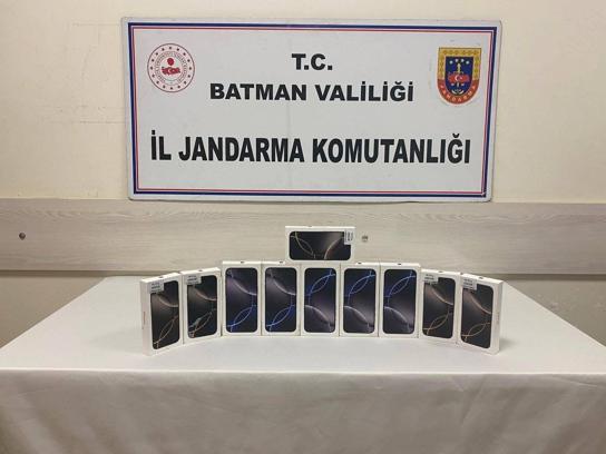 Batman’da 10 kaçak telefon ele geçirildi